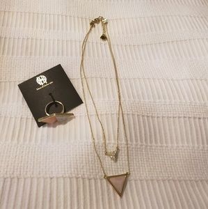 House of Harlow Necklace and Ring